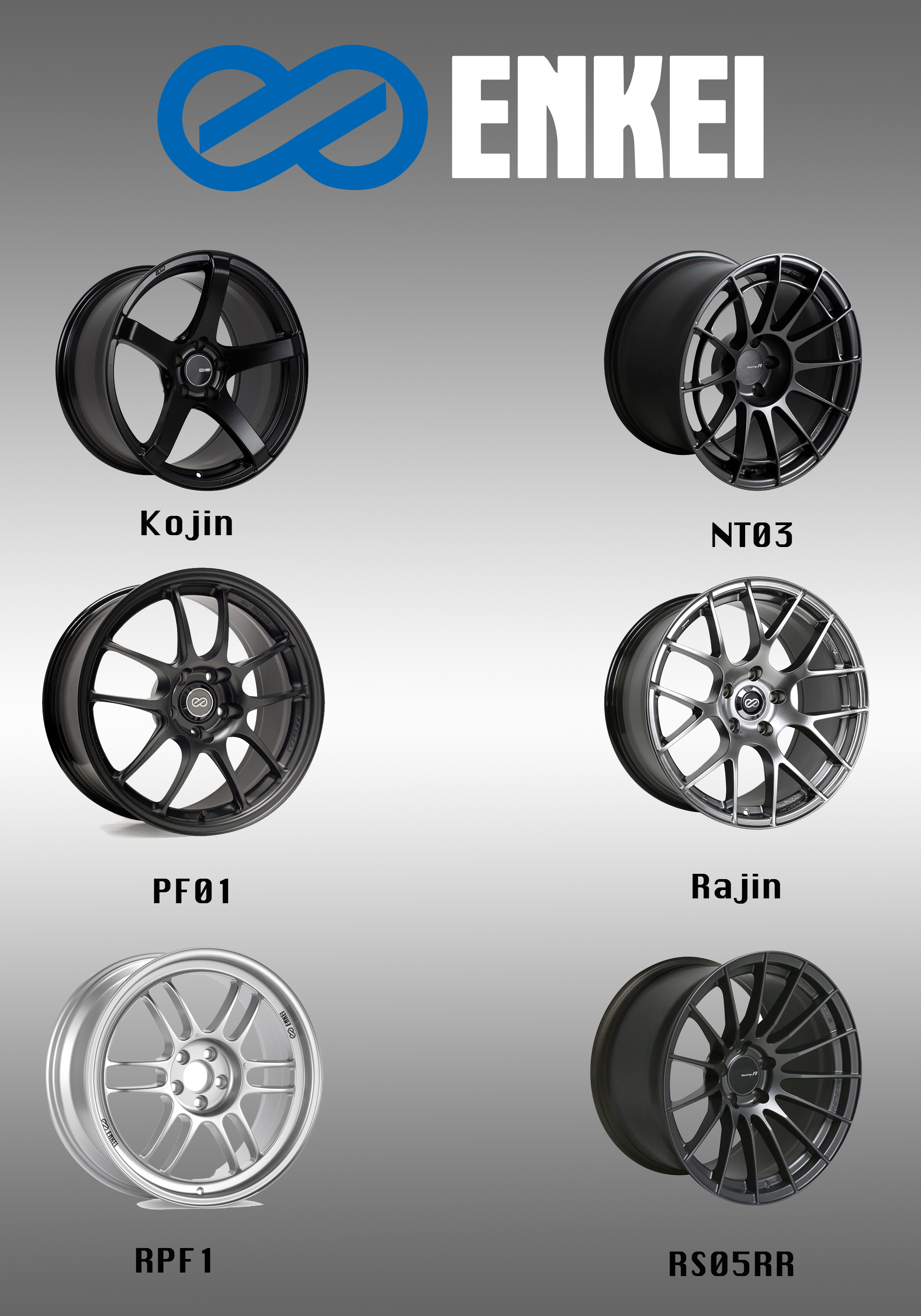 Enkei Wheels for Lexus Staring at (per set)