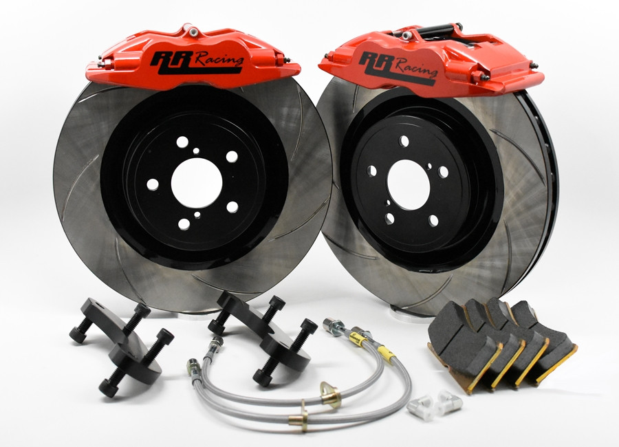Front Ceramic Brake Kit For Scion FR-S 13-16 – Drilled & Slotted Rotors With Ceramic Pads