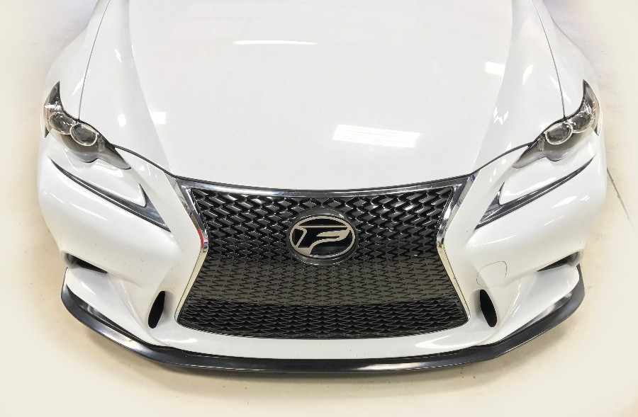 Carbon Fiber Textured Trunk Emblem Badge For Lexus IS250 IS350 IS300 IS200T GS350 (2014-2019) - Rear